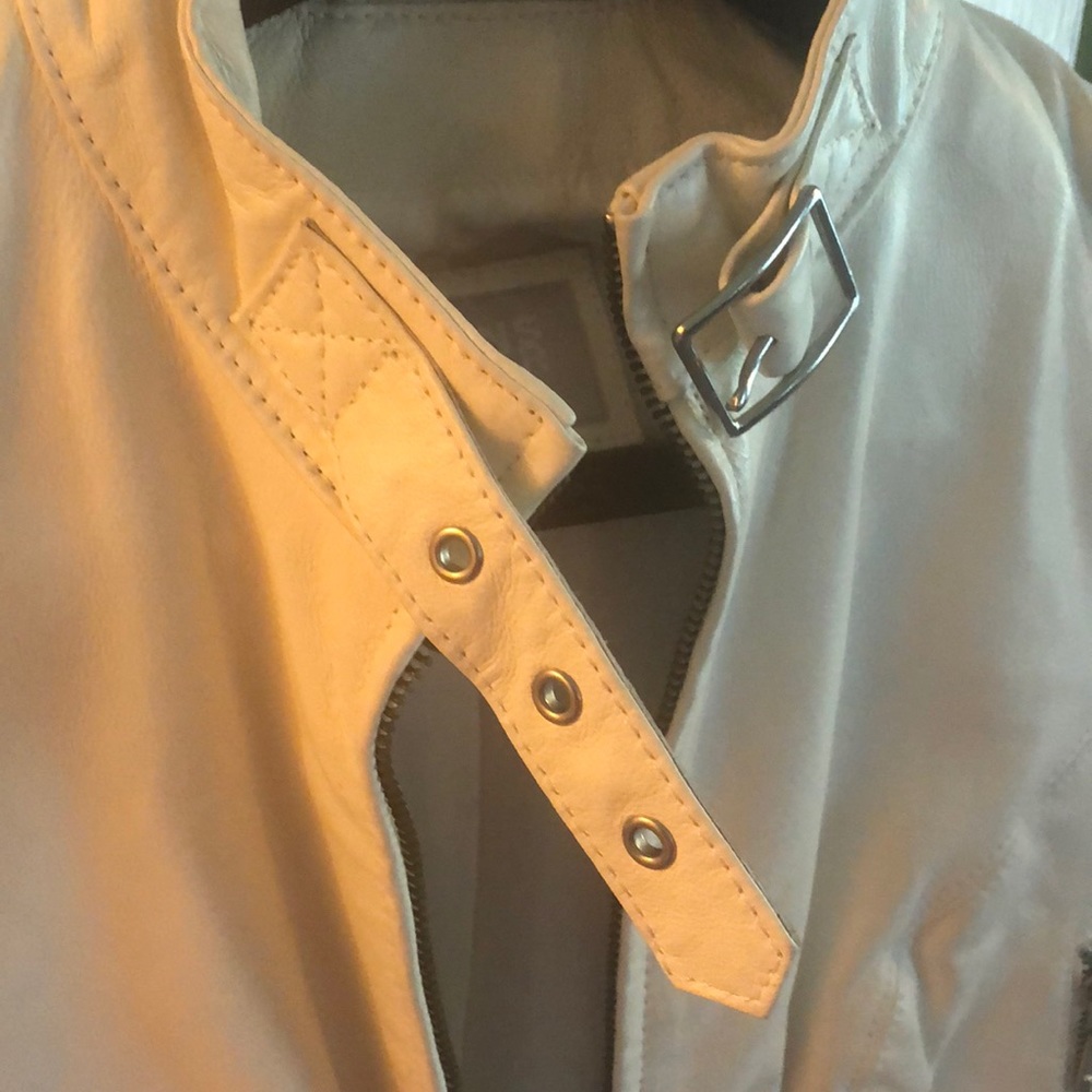 White Leather Jacket - image 3